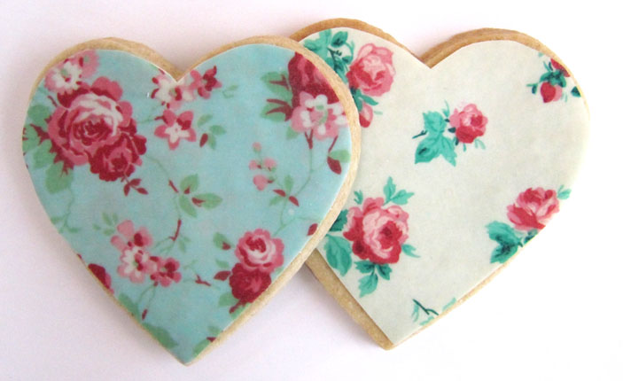 Love Heart Cookie Wedding Favours